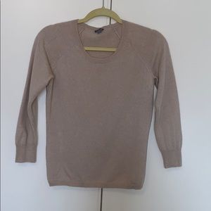Ann Taylor cashmere beige sweater
